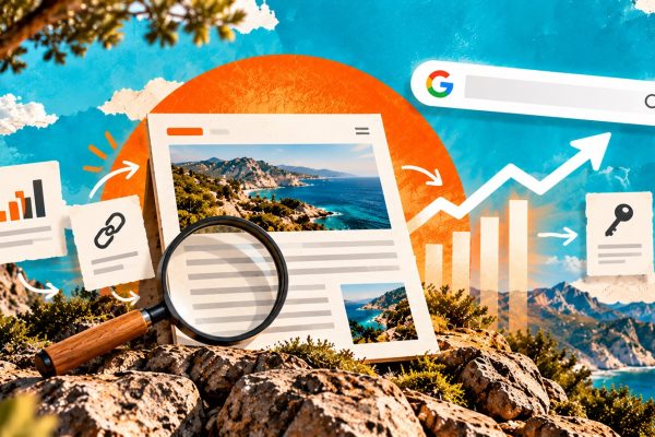 קולאז׳ נוף לקידום בלוג ו-SEO